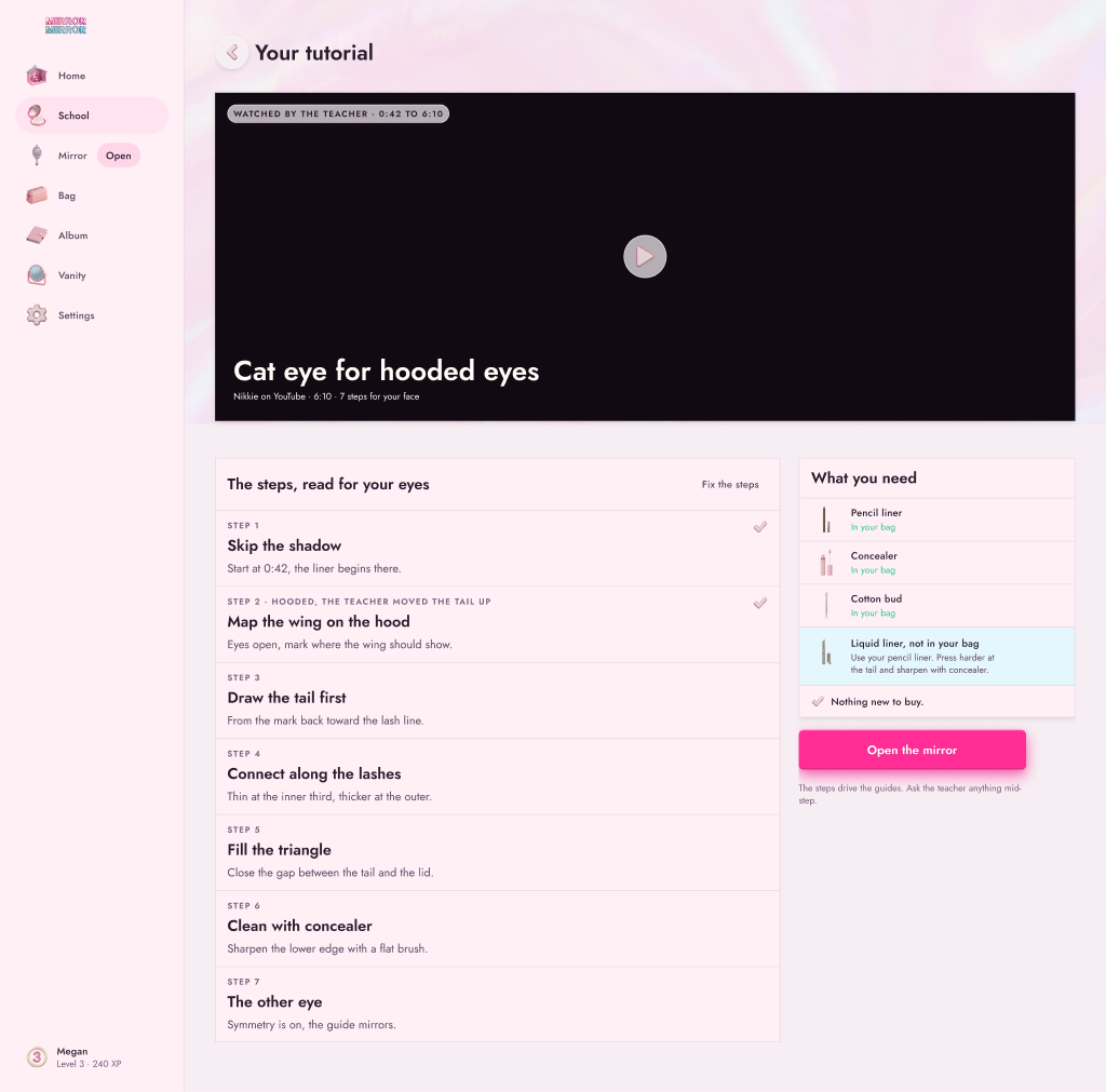 Bring any tutorial
