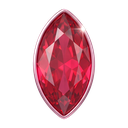 Marquise, ruby